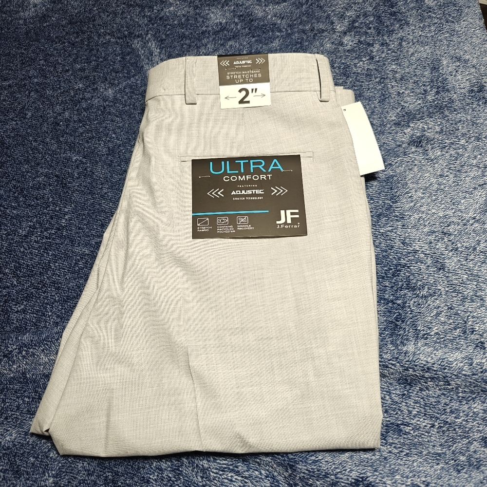 J. Ferrar Ultra Comfort Stretch Slim Fit Suit Pants Size 32X34 NWT